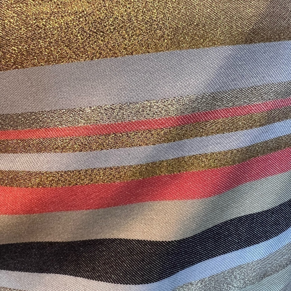 J CREW Metallic Striped Miniskirt - Picture 7 of 9